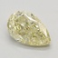 1.44 Ct. Fancy Intense Yellow Pear Lab Grown Diamond