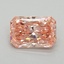 1.50 Ct. Fancy Vivid Pink Radiant Lab Grown Diamond