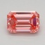 0.70 Ct. Fancy Vivid Pink Emerald Lab Grown Diamond