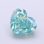 2.11 Ct. Fancy Vivid Green Heart Lab Grown Diamond