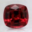 8.3x7.8mm Unheated Red Cushion Rhodolite Garnet
