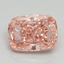 4.28 Ct. Fancy Vivid Pink Cushion Lab Grown Diamond