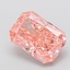 2.51 Ct. Fancy Vivid Pink Radiant Lab Grown Diamond