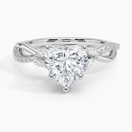 Petite Twisted Willow Diamond Ring - Brilliant Earth