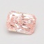 0.74 Ct. Fancy Vivid Pink Radiant Lab Grown Diamond