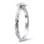 The Ellani Ring, smalltop view on a hand