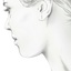 The Adnama Earrings, smalltop view on a hand