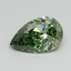 1.10 Ct. Fancy Vivid Green Pear Lab Grown Diamond