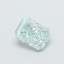0.54 Ct. Fancy Green Radiant Lab Grown Diamond