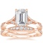 14KR Moissanite Zinnia Diamond Bridal Set (1/2 ct. tw.), smalltop view