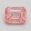 3.01 Ct. Fancy Vivid Pink Emerald Lab Grown Diamond
