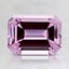 7.9x5.9mm Pink Emerald Lab Grown Sapphire