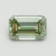 1.34 Ct. Fancy Intense Green Emerald Lab Grown Diamond