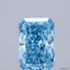 1.28 Ct. Fancy Vivid Blue Radiant Lab Grown Diamond