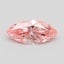 0.51 Ct. Fancy Vivid Pink Marquise Lab Grown Diamond