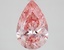 2.51 Ct. Fancy Vivid Pink Pear Lab Grown Diamond
