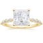 18K Yellow Gold Marseille Half Coverage Diamond Ring (1/4 ct. tw.), smalltop view