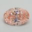 4.05 Ct. Fancy Vivid Pink Oval Lab Grown Diamond