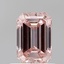 0.77 Ct. Fancy Intense Pink Emerald Lab Grown Diamond