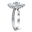 The Valesca Ring, smalltop view on a hand