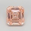 4.00 Ct. Fancy Intense  Pink Asscher Lab Grown Diamond