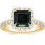 18K Yellow Gold Estelle Halo Diamond Ring (3/4 ct. tw.), smalltop view