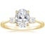 18K Yellow Gold Petite Selene Three Stone Diamond Ring (1/10 ct. tw.), smalltop view