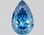 1.09 Ct. Fancy Vivid Blue Pear Lab Grown Diamond