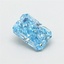 1.04 Ct. Fancy Vivid Blue Radiant Lab Grown Diamond
