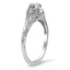 The Eugena Ring, smalltop view on a hand
