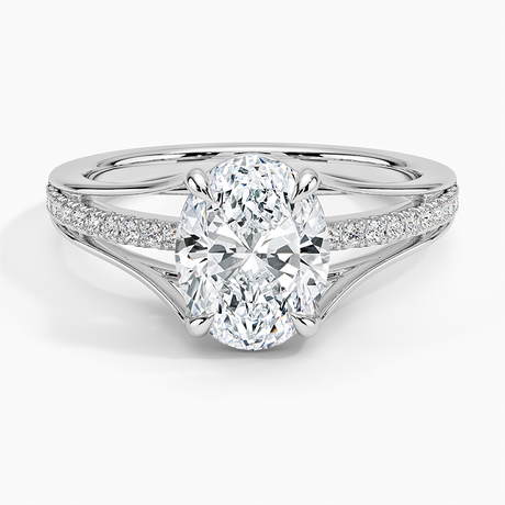 Tressa Split Shank Diamond Ring - Brilliant Earth