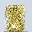 1.04 Ct. Fancy Vivid Yellow Radiant Lab Grown Diamond