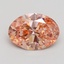 1.70 Ct. Fancy Vivid Pink Oval Lab Grown Diamond