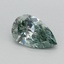 0.60 Ct. Fancy Vivid Green Pear Lab Grown Diamond