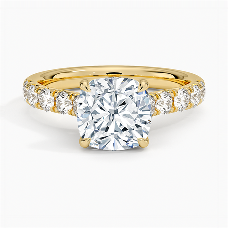 18K Yellow Gold Anthology Half Coverage Diamond Ring (1/2 ct. tw.)
