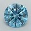 2.58 Ct. Fancy Vivid  Blue Round Lab Grown Diamond