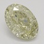 2.05 Ct. Fancy Light Brownish Greenish Yellow Oval Diamond