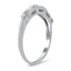 The Annette Ring, smalltop view on a hand