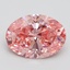 3.02 Ct. Fancy Vivid Pink Oval Lab Grown Diamond