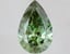 2.53 Ct. Fancy Vivid Green Pear Lab Grown Diamond