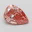 1.04 Ct. Fancy Vivid Pink Pear Lab Grown Diamond