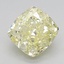0.80 Ct. Fancy Light Yellow Cushion Diamond