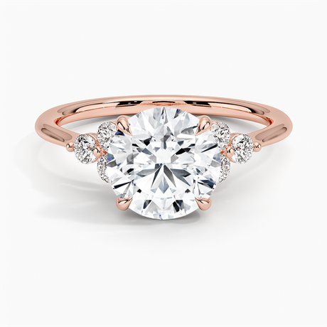 14K Rose Gold Luxe Melody Diamond Ring (1/5 ct. tw.)