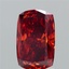1.72 Ct. Fancy Vivid Brownish Orange Cushion Lab Grown Diamond