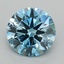2.00 Ct. Fancy Vivid  Blue Round Lab Grown Diamond