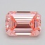 3.08 Ct. Fancy Vivid  Pink Emerald Lab Grown Diamond