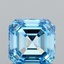 1.00 Ct. Fancy Vivid Blue Asscher Lab Grown Diamond