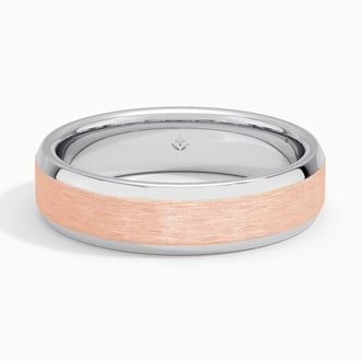 Finley 5.5mm Wedding Ring in 14K Rose Gold
