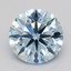 1.08 Ct. Fancy Intense  Blue Round Lab Grown Diamond