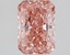 1.54 Ct. Fancy Vivid Pink Radiant Lab Grown Diamond